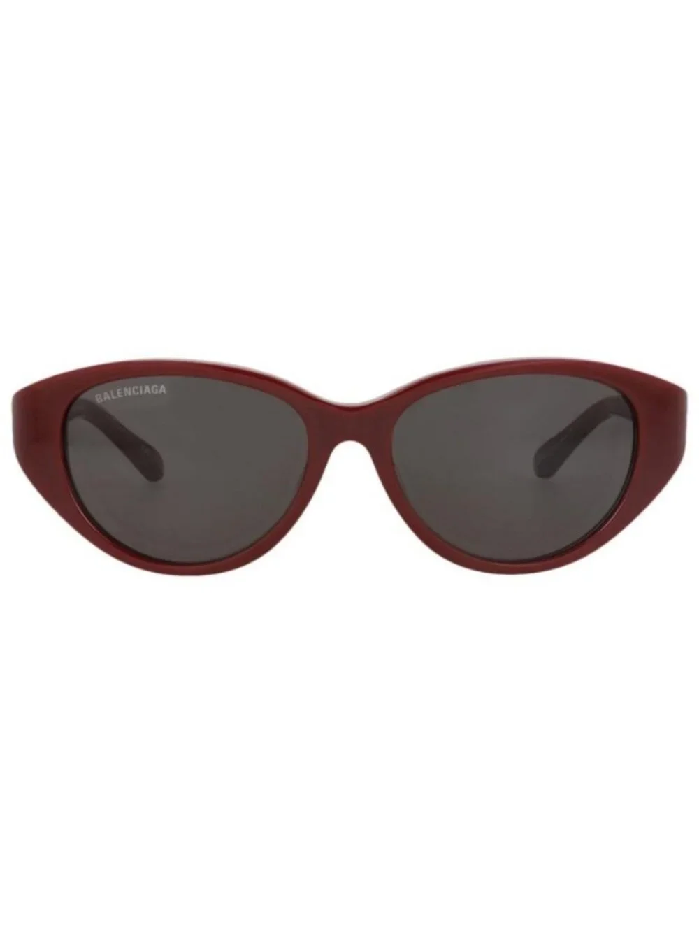 New Balenciaga Womens Round/Oval Burgundy Burgundy Grey Fashion Designer Sunglas